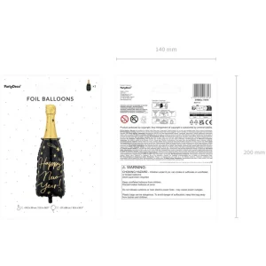 Balon Champagne Foliowy Butelka 39,5X98 Cm