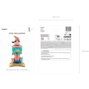 Balon Elf Stojacy Foliowy 32X75 Cm