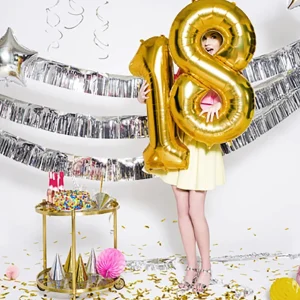 Balon Metal Foliowy Cyfra