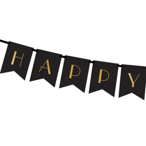 Baner New Year Ze Zlotym Napisem 2,5 M