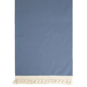 Bieznik Summer Z Fredzelkami Niebieski 40X160 Cm