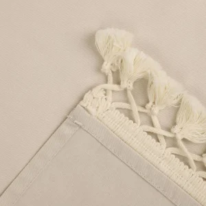 Bieznik Summer Z Fredzelkami Bezowy 40X160 Cm