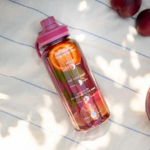 Butelka Lunare Z Miarka Rozowa 0,95 L