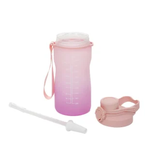 Butelka Ombre Rozowa Ze Sznureczkiem 1,2 L