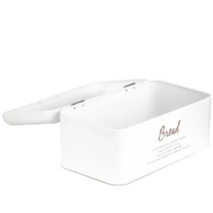 Chlebak Escille Metalowy Bialy 33X19X15 Cm