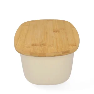 Chlebak Nores Z Bambusowa Pokrywka 37X22X14 Cm