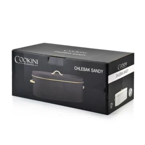 Chlebak Sandy White Ze Zlotymi Elementami 18X34 Cm