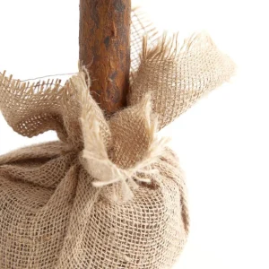 Choinka Lenci Z Brazowymi Ozdobami Na Pniu 65 Cm