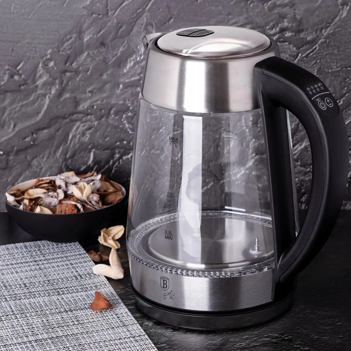 czajnik_elektryczny_black_0-1.webp Czajnik Elektryczny Black Silver Eternal Z Regulacja Temperatury 1,7 L