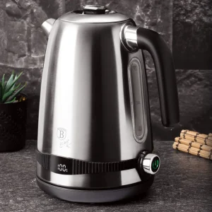 Czajnik Elektryczny Black Silver Eternal Z Regulacja Temperatury Srebry 1,7 L