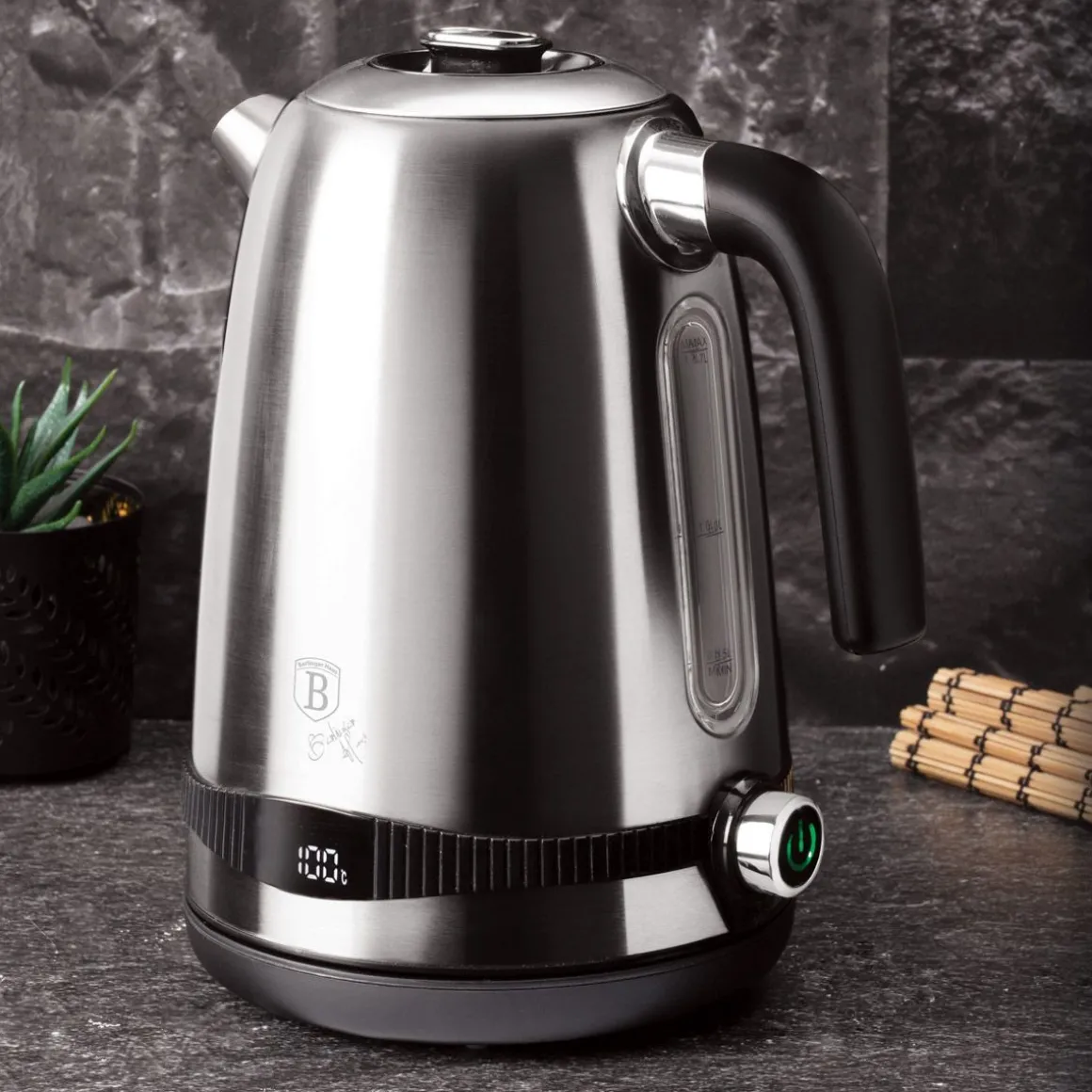 czajnik_elektryczny_black_3.webp Czajnik Elektryczny Black Silver Eternal Z Regulacja Temperatury Srebry 1,7 L