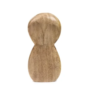 Dekoracja Stojaca Abbou Sowa Z Drewna Mango 8X5,5X19 Cm