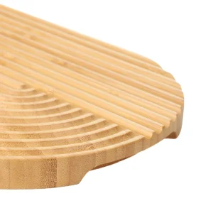 Deska Bambou Owalna Ze Zlobieniami 34,5X18,7Cm
