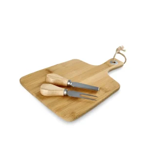 Deska Bambou Z Zestawem Nozy 26X19 Cm