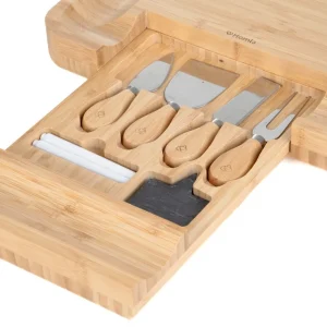 Deska Rumi Do Serwowania Z Miseczkami I Nozykami 33X33 Cm