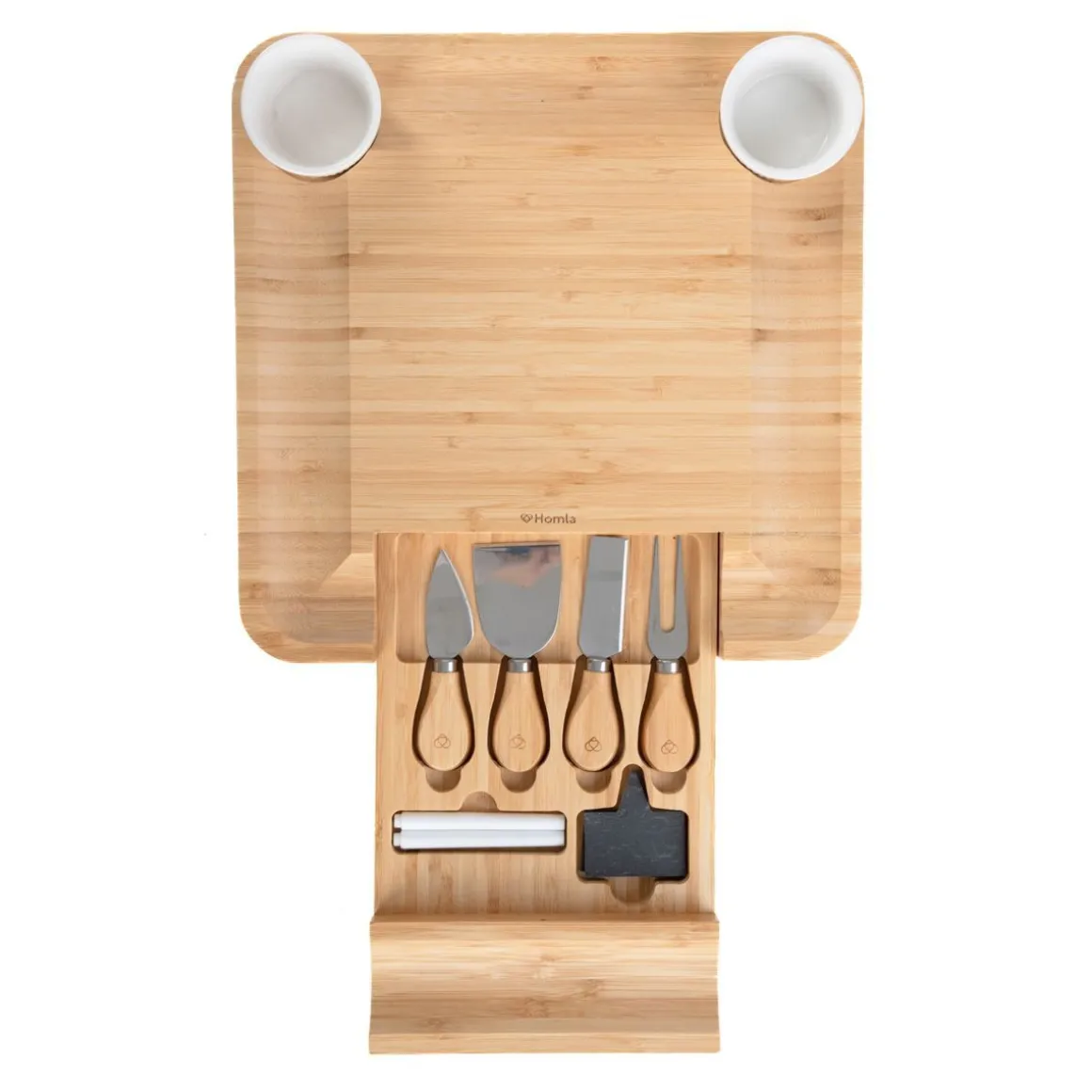 deska_rumi_do_serwowania__4.webp Deska Rumi Do Serwowania Z Miseczkami I Nozykami 33X33 Cm