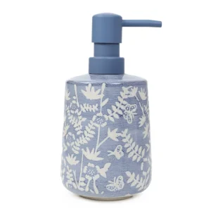 Dozownik Mirabel Niebieski We Wzory 8.5X8.5X17 Cm