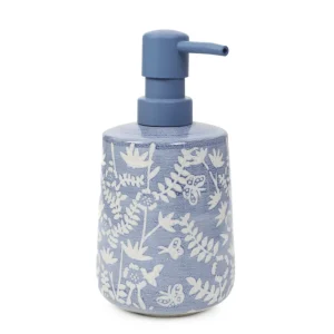 Dozownik Mirabel Niebieski We Wzory 8.5X8.5X17 Cm