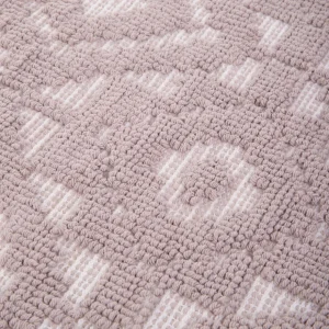 Dywanik Dean Zakardowy Bezowy W Listki 50X70Cm