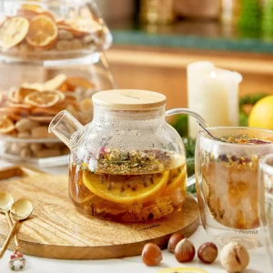 Dzbanek Saffron Z Drewnianym Wieczkiem 1 L