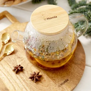 Dzbanek Saffron Z Drewnianym Wieczkiem 1 L