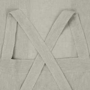 Fartuch Dzieciecy Monez Crossback Domieszka Lnu Szary 40X60Cm