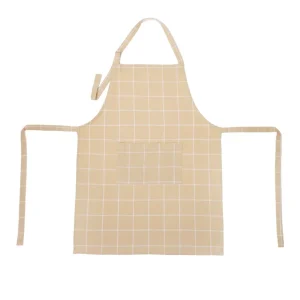 Fartuch Kuchenny Morgan Bezowy W Krate 60X80 Cm