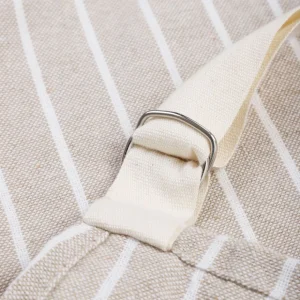 Faruch Kuchenny Makely Bawelniany Bezowy W Paski 60X80 Cm