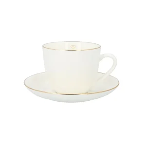 Filizanka Auro Z Podstawka Ze Zlota Obwodka 0,21 L