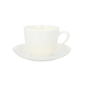 Filizanka Auro Z Podstawka Biala 0,23 L