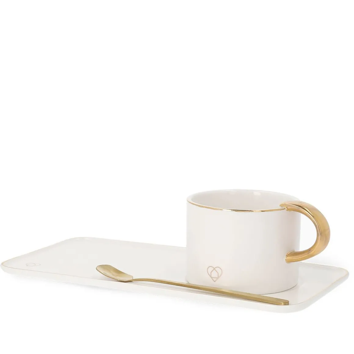 filizanka_bomlo_biala_mat_2.webp Filizanka Bomlo Biala Matowa Ze Spodkiem I Lyzeczka 0,2 L