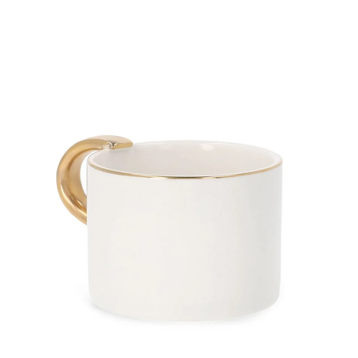 filizanka_bomlo_biala_mat_6.webp Filizanka Bomlo Biala Matowa Ze Spodkiem I Lyzeczka 0,2 L