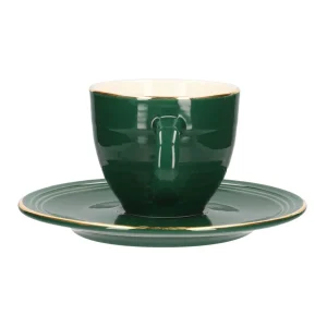 Filizanka Ellie Ze Spodkiem Zielona 0,09 L