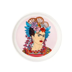 Filizanka Frida Kahlo Do Espresso Ze Spodkiem Fioletowa 0,08 L