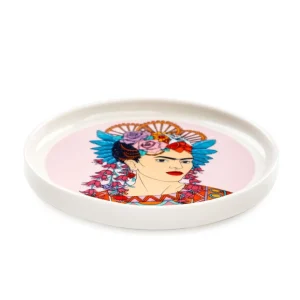 Filizanka Frida Kahlo Do Espresso Ze Spodkiem Fioletowa 0,08 L