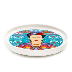 Filizanka Frida Kahlo Do Espresso Ze Spodkiem Turkusowa 0,08 L