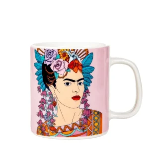 Filizanka Frida Kahlo Ze Spodkiem Fioletowa 0,2 L