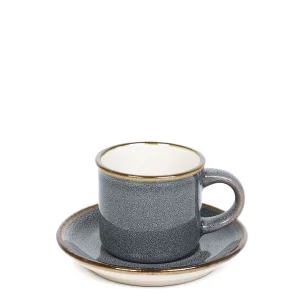 Filizanka Larisa Do Espresso Ze Spodkiem Szara 0,08 L