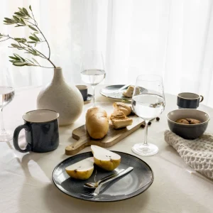 Filizanka Larisa Do Espresso Ze Spodkiem Szara 0,08 L