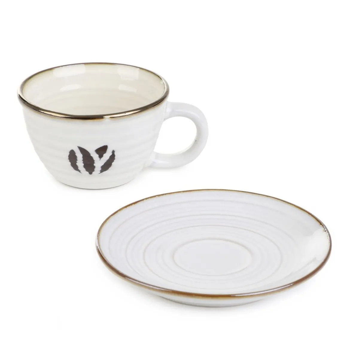 filizanka_mosha_ze_spodki_2.webp Filizanka Mosha Ze Spodkiem Z Ziarenkiem Kawy 0,1 L