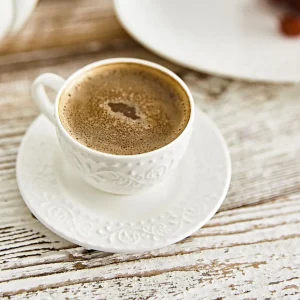 Filizanka Sylia Mala Biala Z Ornamentem 0,09 L