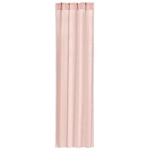 Firanka Adi Z Pomponikami Rozowa 140X250 Cm