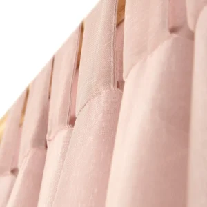 Firanka Adi Z Pomponikami Rozowa 140X250 Cm