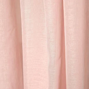 Firanka Adi Z Pomponikami Rozowa 140X250 Cm