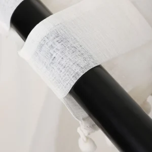 Firanka Adi Z Pomponikami Kremowa 140X250 Cm