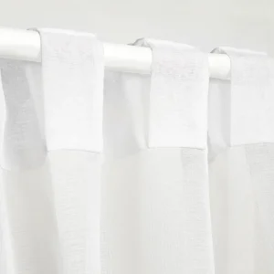 Firanka Adi Z Pomponikami Biala 140X250 Cm