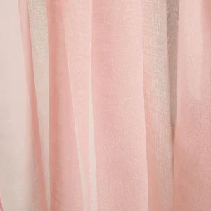 Firanka Adi Z Pomponikami Rozowa 140X250 Cm