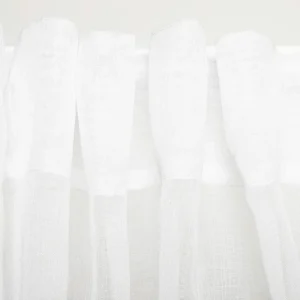 Firanka Adi Z Pomponikami Biala 140X250 Cm