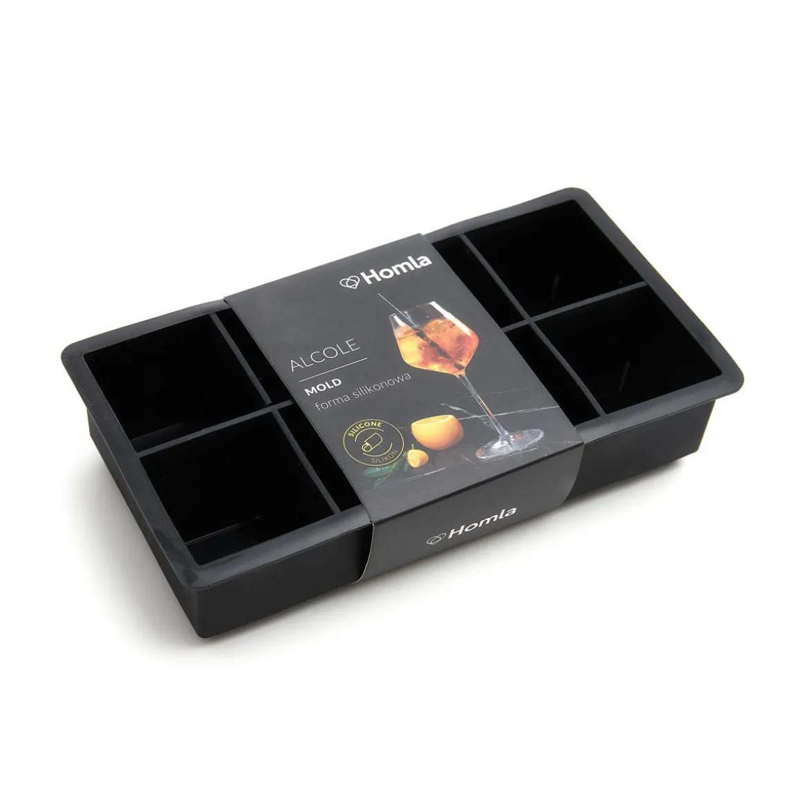 forma_alcole_na_kostki_lo_1.webp Forma Alcole Na Kostki Lodu Kwadratowe Czarna 22X11 Cm