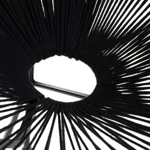 Fotel Acapulco Bliss Makrama Czarna 93X73X85 Cm